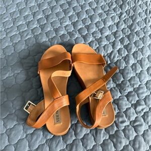 Steve Madden Brown Strap Sandals